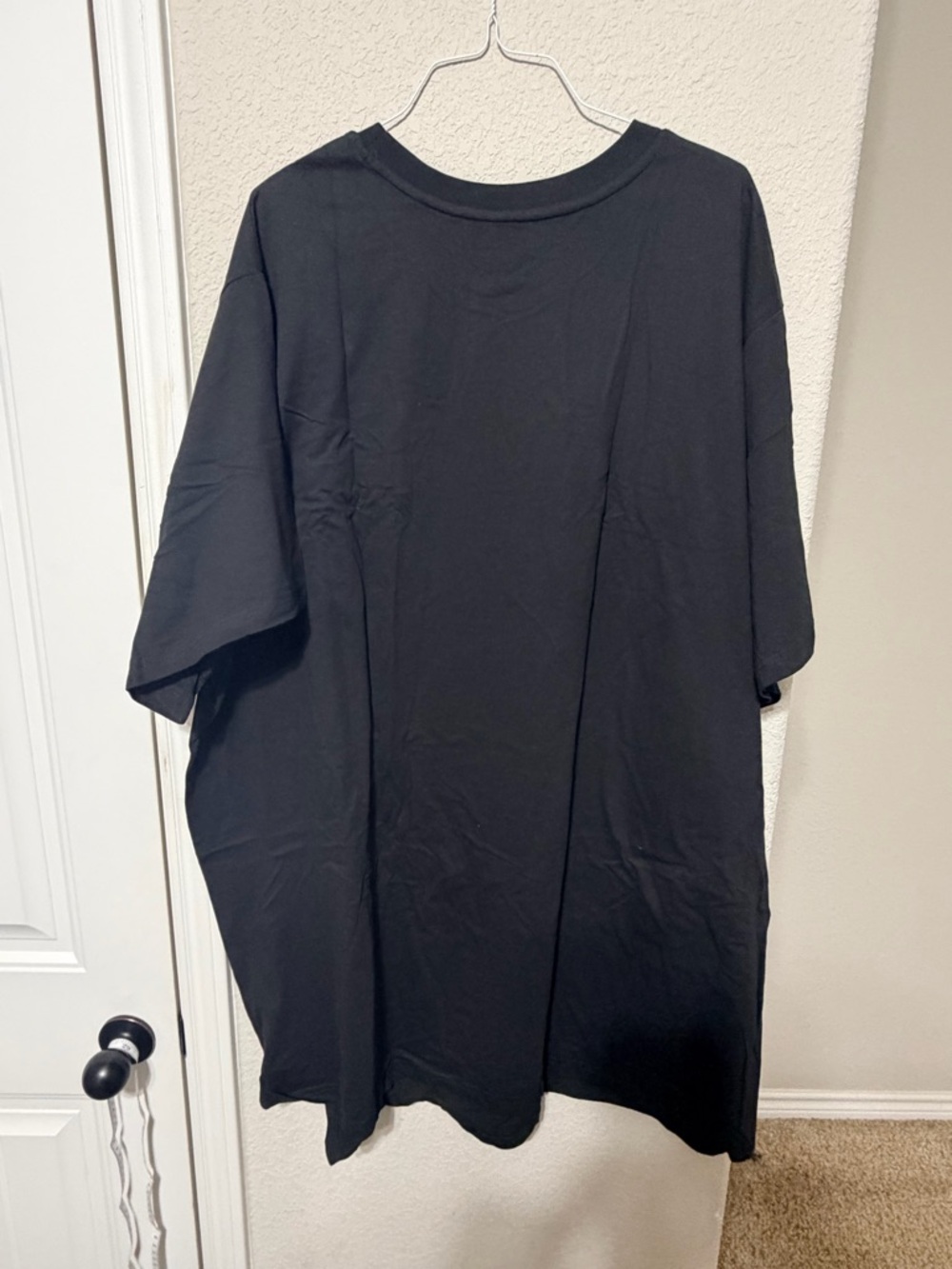 Classic Men's Black Crewneck T‑Shirt with pocket 6XL - Picture 5 of 10